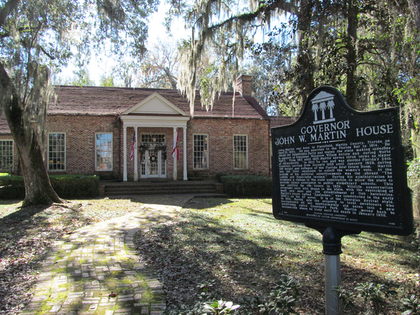 The historic Governor John W. Martin House in Tallahassee The historic Governor John W. Martin House in Tallahassee