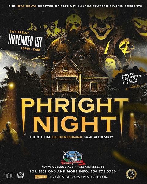 PHRIGHT NIGHT - FSU Homecoming Halloween Party