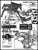 RIP Records Presents American Muscle w/ Adhesive, Big Red, and Gangs of Paris